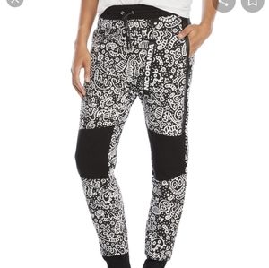 Nicopanda  Black & White Pop Art Joggers